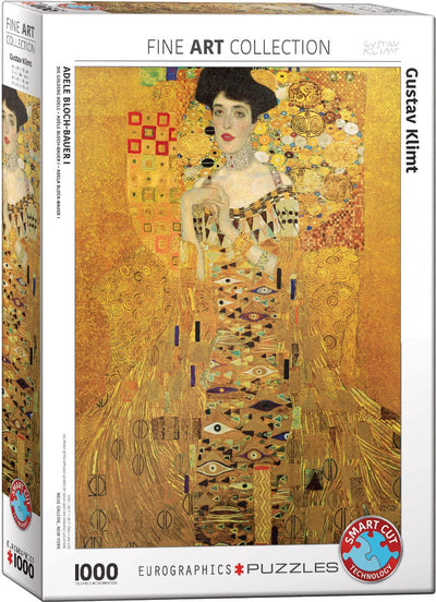 Eurographics - adele bloch-bauer i - gustav klimt - 1000 stukjes 48×68cm (b×h) - fine art legpuzzel