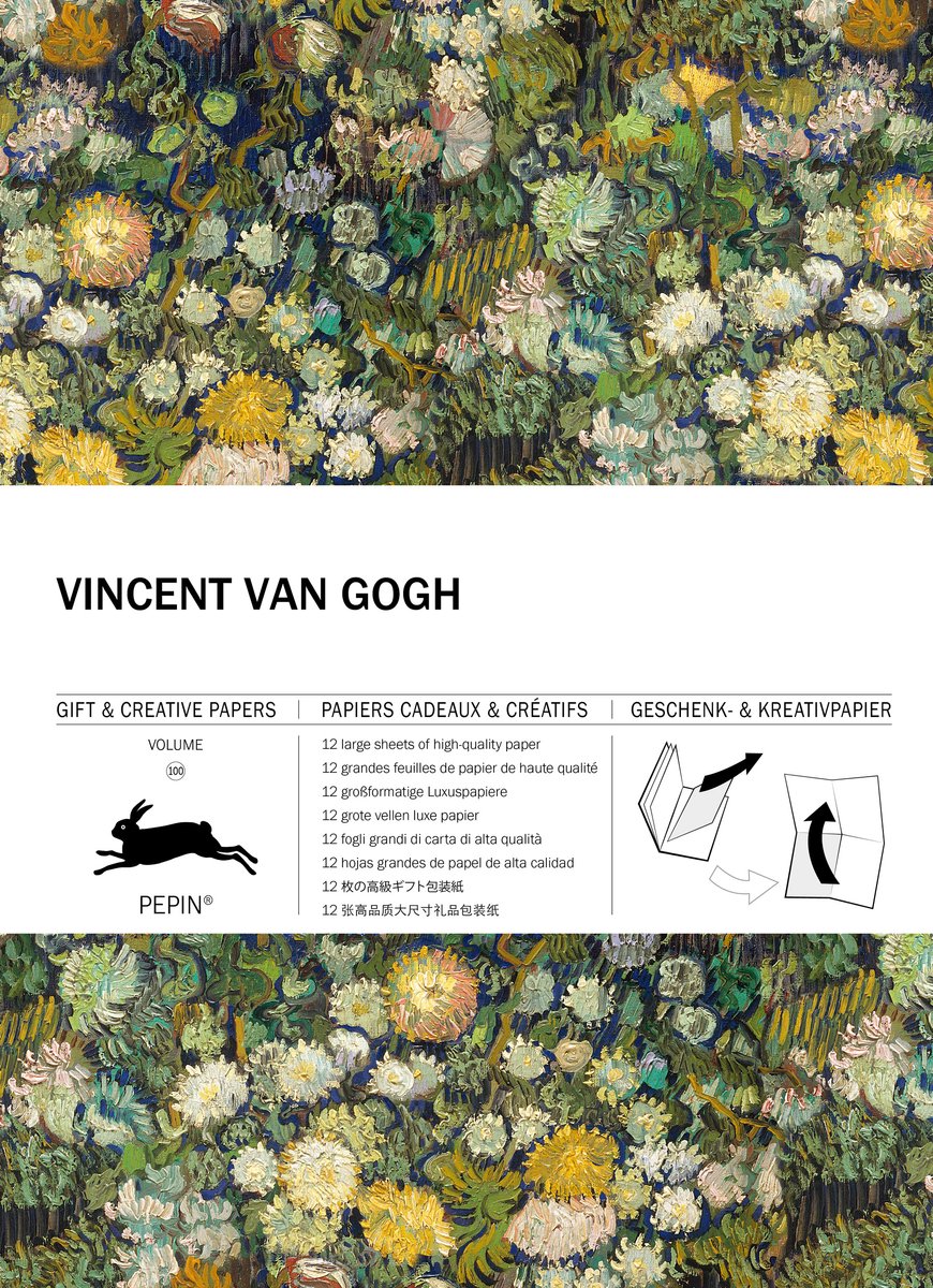 The pepin press gift creative papers 100 - vincent van gogh volume 100