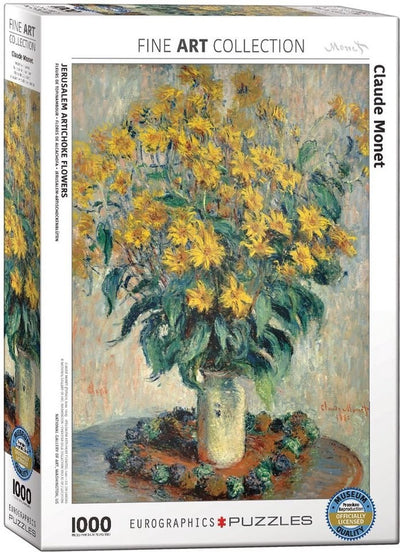Eurographics - Fiori di topinambur [topinambours] - claude monet - 1000 pezzi 48×68 cm (l×a) - puzzle d'arte