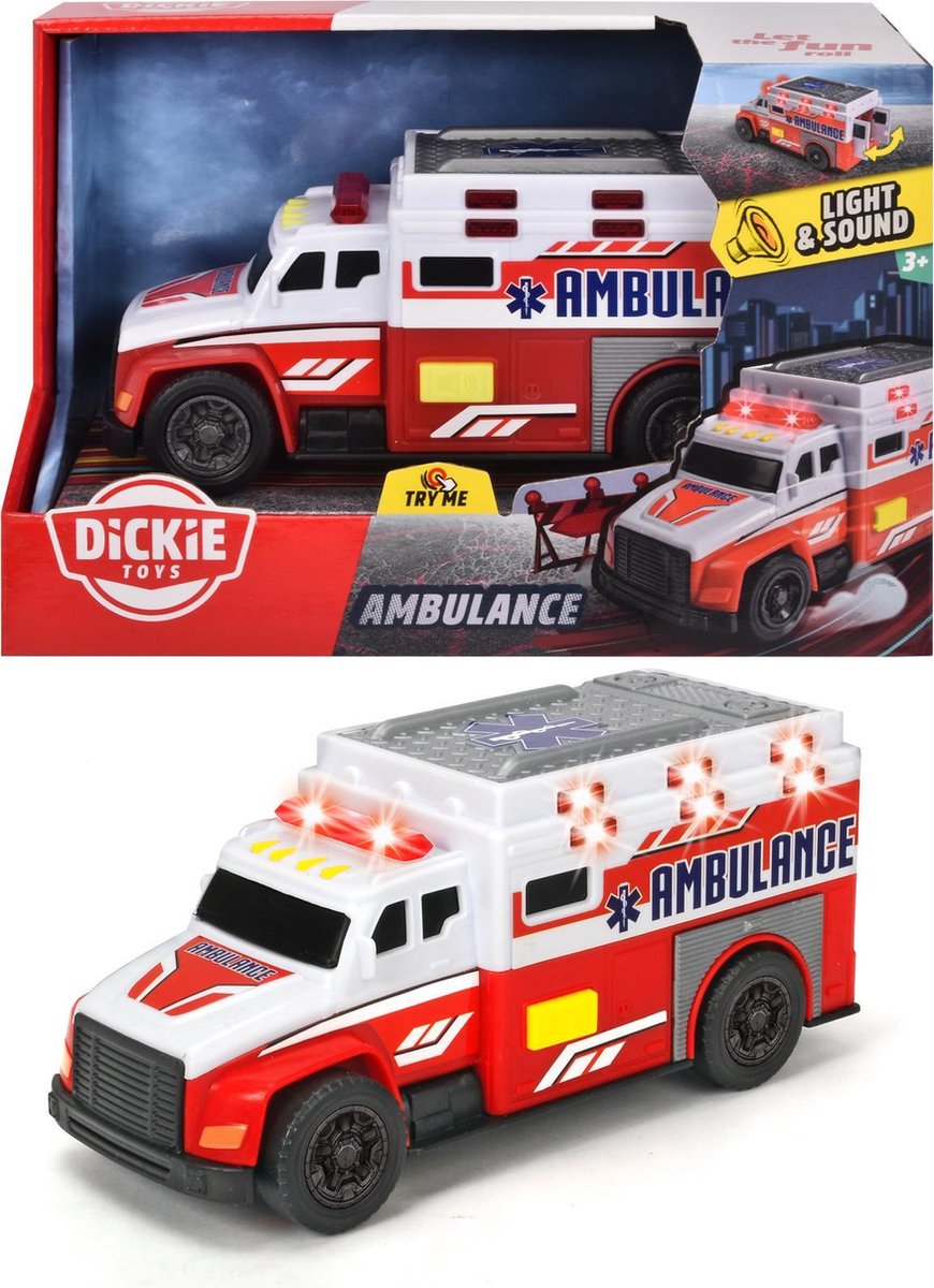 Dickie Ambulance Car With Light and Sound