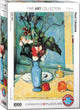 Eurographics - vaso blu [vase bleu] - paul cezanne - 1000 pezzi 48×68 cm (l×a) - puzzle d'arte