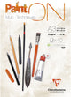 Pintura Clairefontaine sobre bloque multitécnica - a3 - 250 g - adecuada para varias técnicas - 40 hojas