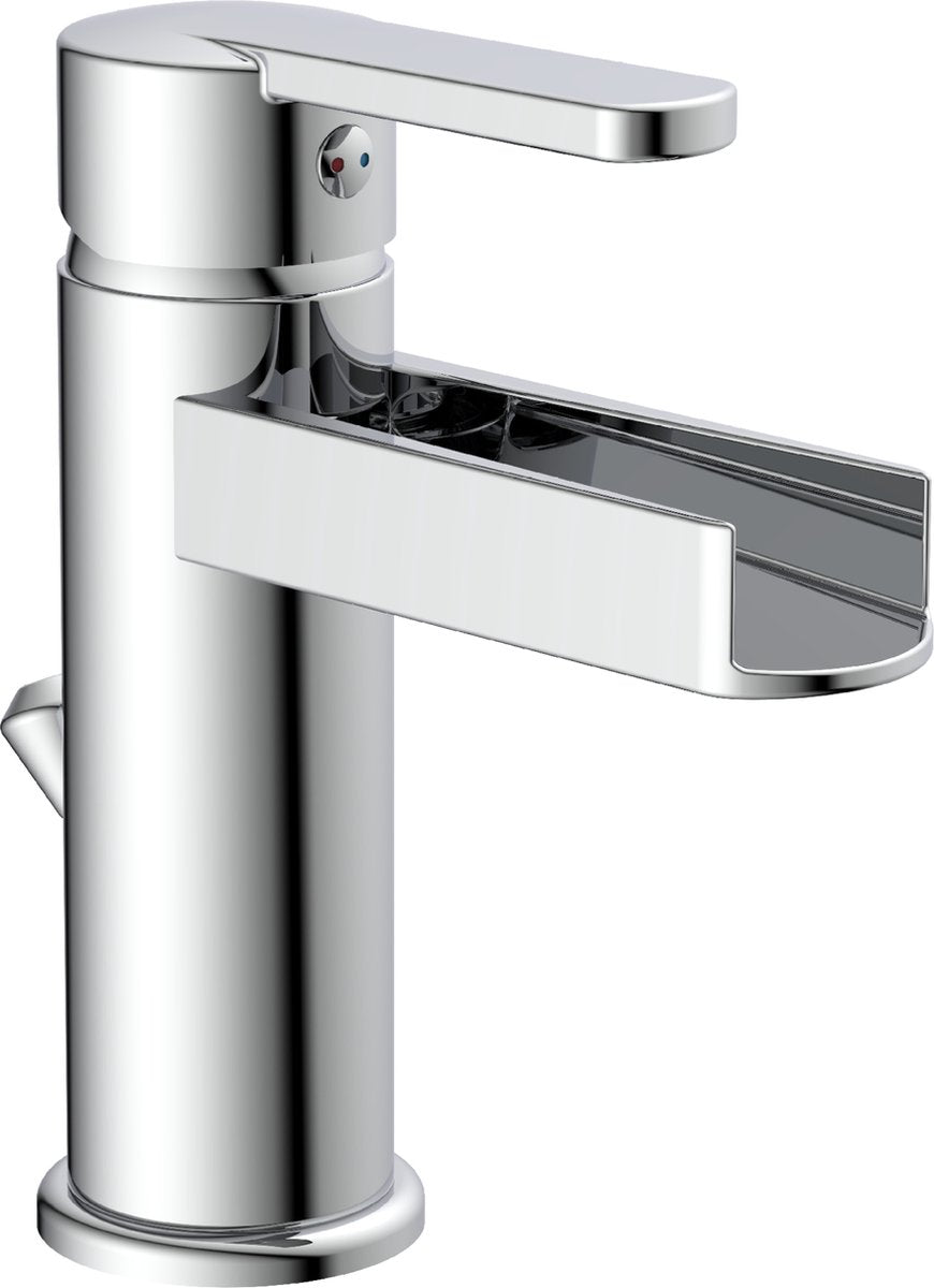 Schütte Schütte Washbasin mezclador con contornos de cascada Niagara