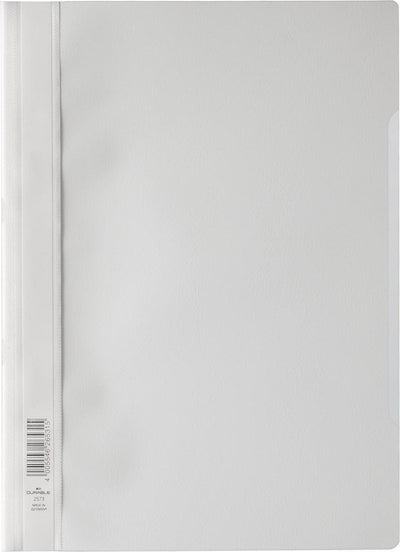 Durable snelhechtmap ft a4 wit 25 stuks
