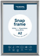 Marco de clic Europel – marco para póster – a2 – 42 x 59,4 cm – 25 mm – aluminio – plateado