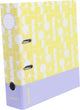 Carpeta ancor lisa a4 2r 8cm amarillo lila - an-113174-f