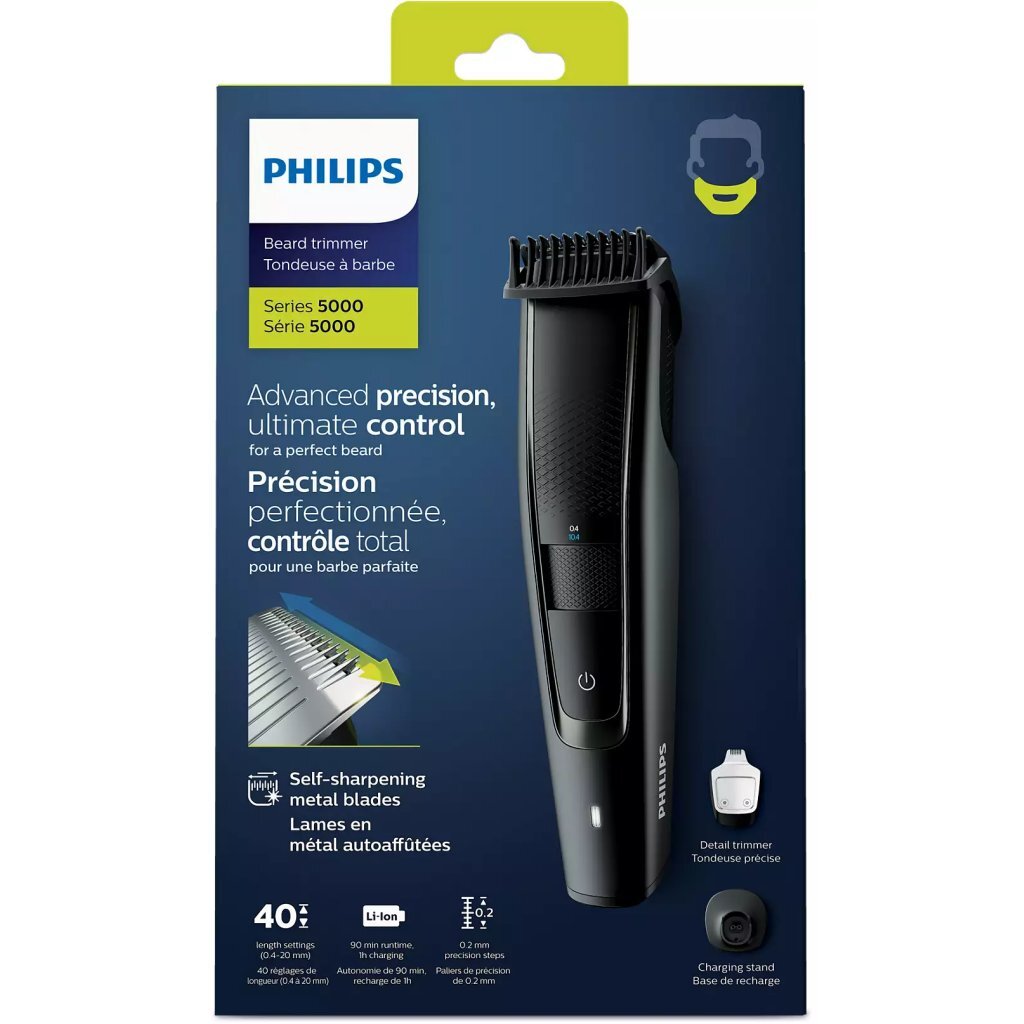 Philips BT5515 15 Serie 5000 Beard Trimmer Negro