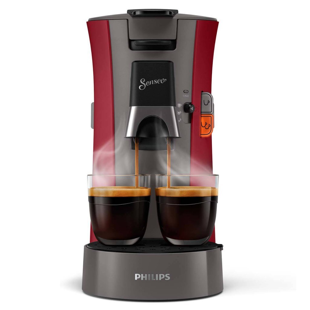 Philips CSA230 90 Senseo Select Coffee Pad Machine Red Grey