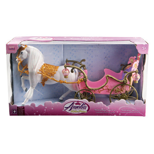 Cavallo amelia di base con carrozza