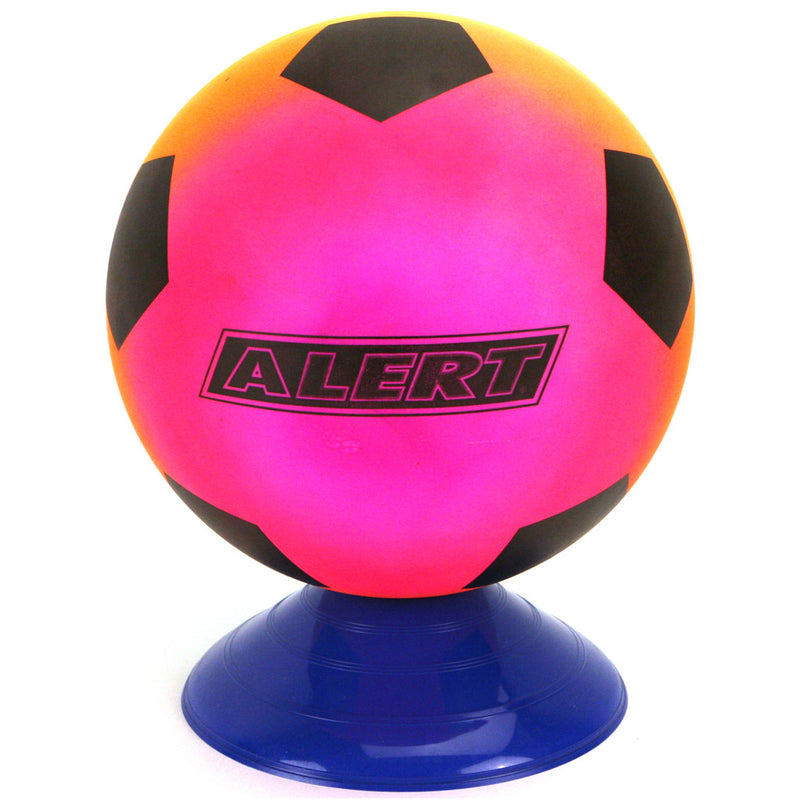 Alert voetbal regenboog pvc