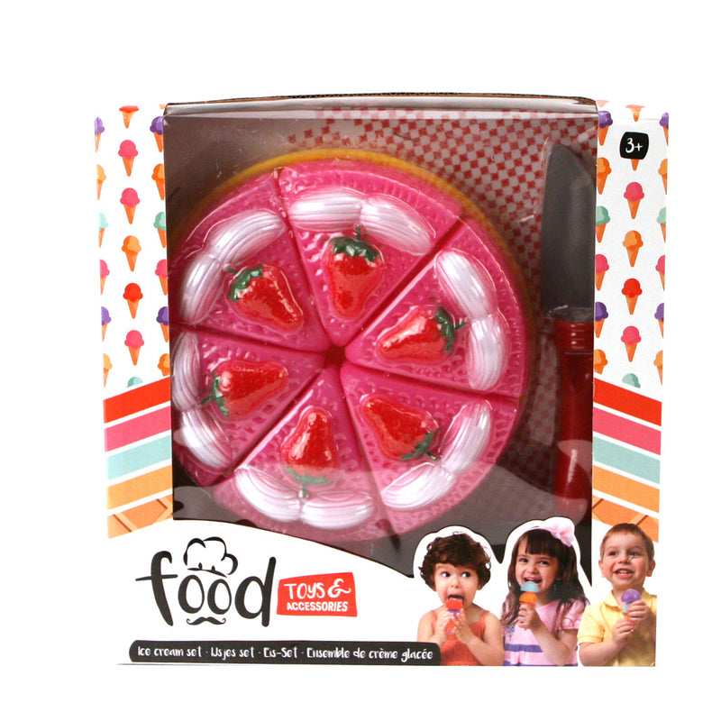 Basic food toys taart met taartschep