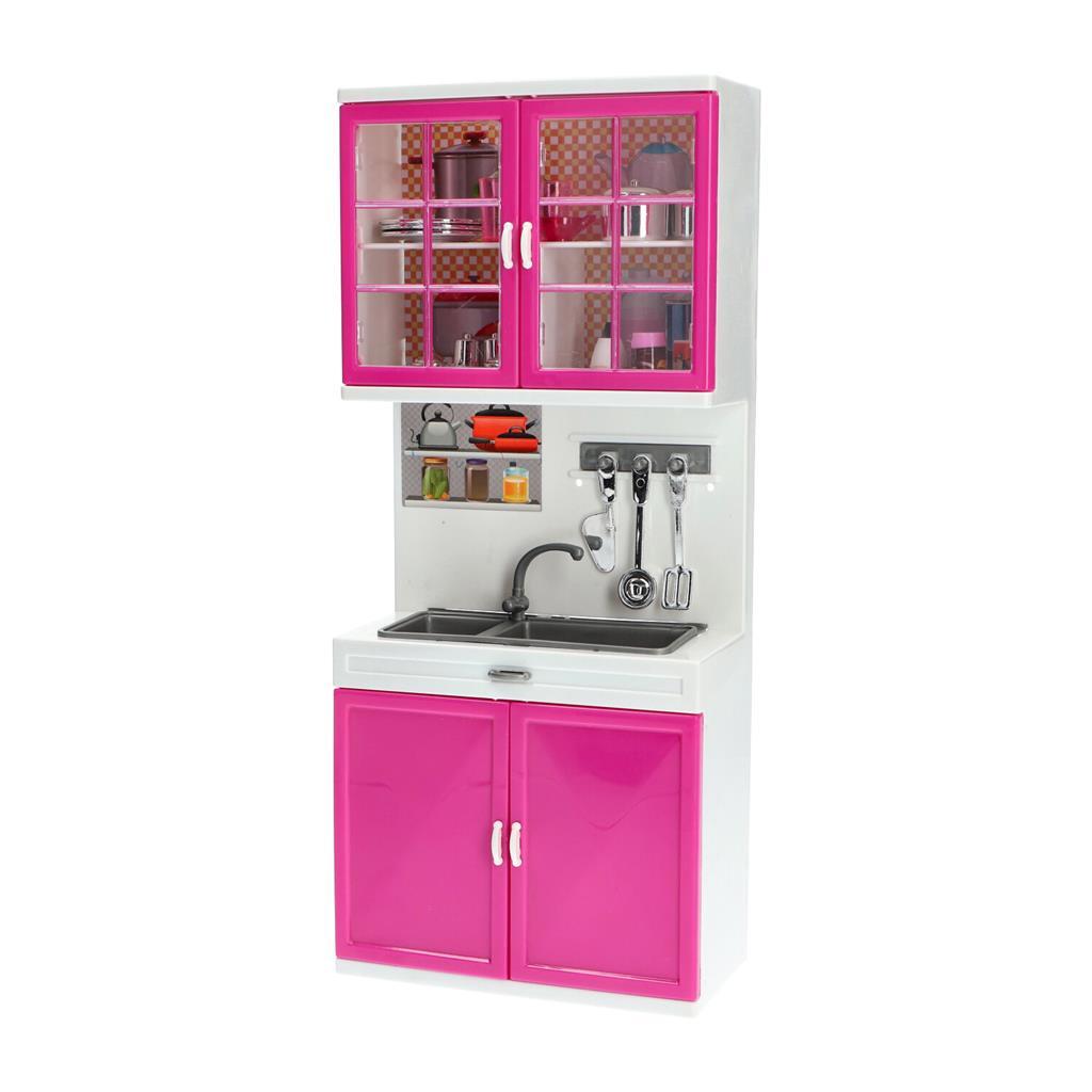 Fleur Fleur Fleur Kitchen Play Fregadero con gabinetes de cocina