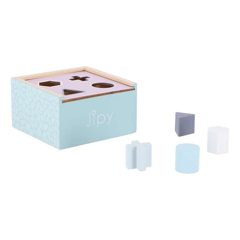 Clasificador de formas de madera Jipy jipy púrpura-azul
