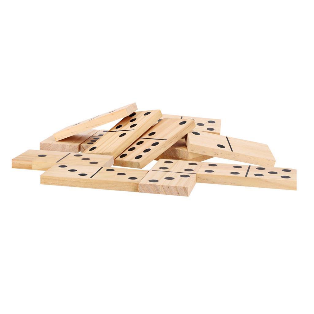 Avviso in legno esterno XL Domino 28 pezzi