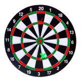 Overige merken dartboard tweezijdig + 6 pijlen 37 cm - afbeelding 3