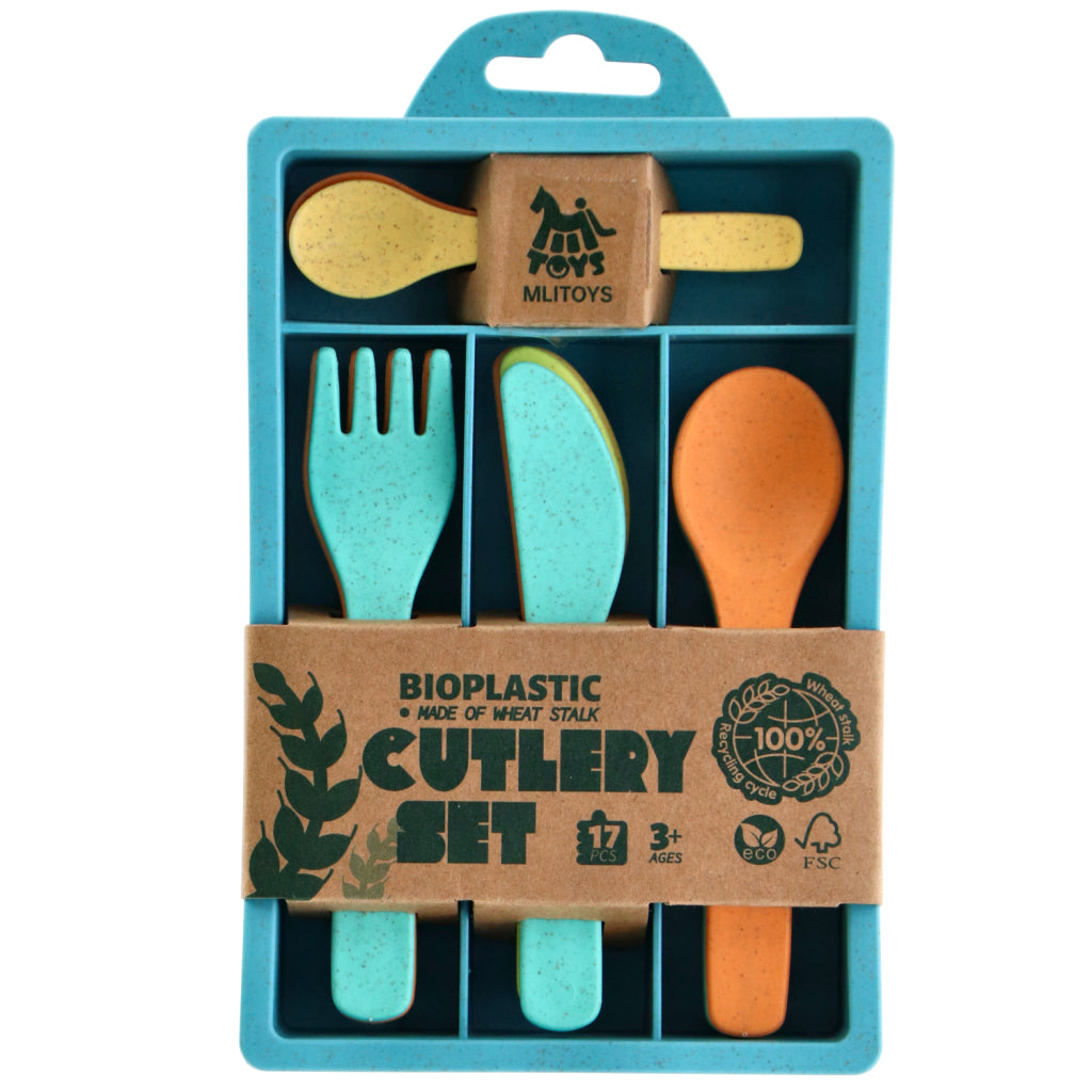 Altri marchi Mlitoys Bioplastic Cutlastic Set 17 pezzi