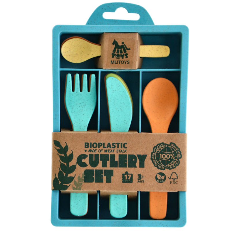 Altri marchi Mlitoys Bioplastic Cutlastic Set 17 pezzi