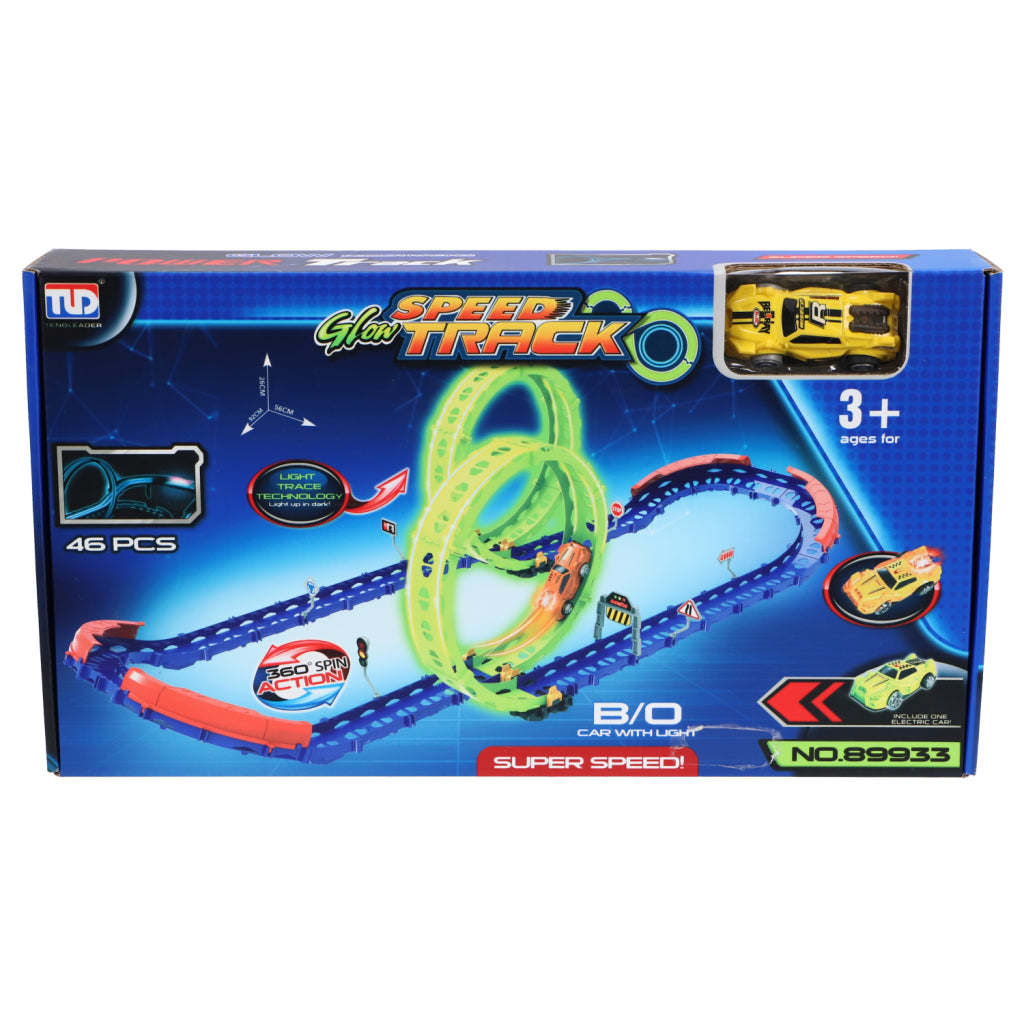 Otras marcas Speedtrack Glow in the Dark 46 piezas