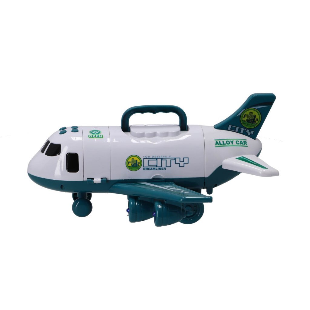 Overige merken vliegtuig city dreamliner 25x30 cm + licht en geluid
