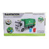 Otras marcas reciclan camión de basura de 30 cm + luz y sonido verde blanco blanco