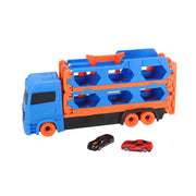 Overige merken pop-up auto transporter + 2 die-cast voertuigen - afbeelding 2