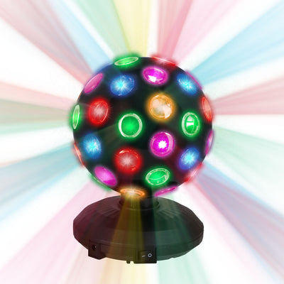 Otras marcas party time bola de discoteca led 12,5 cm negra