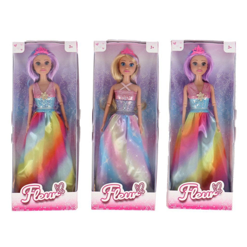 Fleur regenboog prinses pop assorti