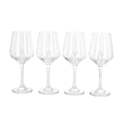 Copa de vino casera diaria 400 ml juego de 4 | 6 piezas