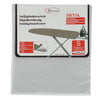 Daily home strijkhoes metal s 112x30 cm grijs katoen schuim
