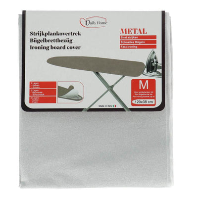 Funda para planchado diario en casa metal 130x46 cm | 5 piezas