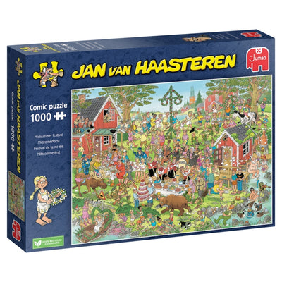 Jan Van Haasteren Legpuzzle - Festival de verano, 1000.