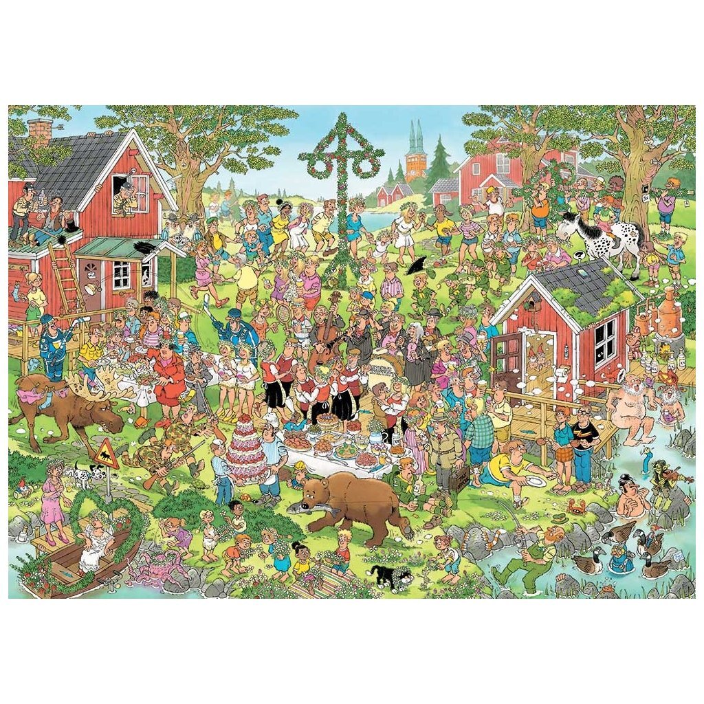 Jan Van Hastesten Legpuzzle - Midsummer Festival, 1000st.