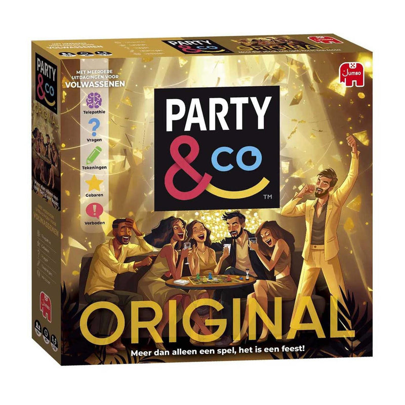 Jumbo party co. - original - vanaf 14 jaar - bordspel - partygame - actiespel