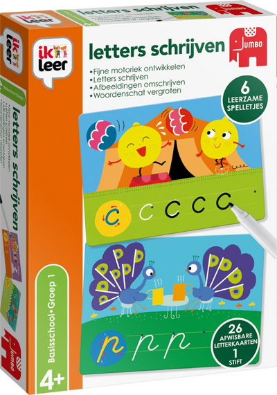 Jumbo ik leer letters schrijven educatief spel