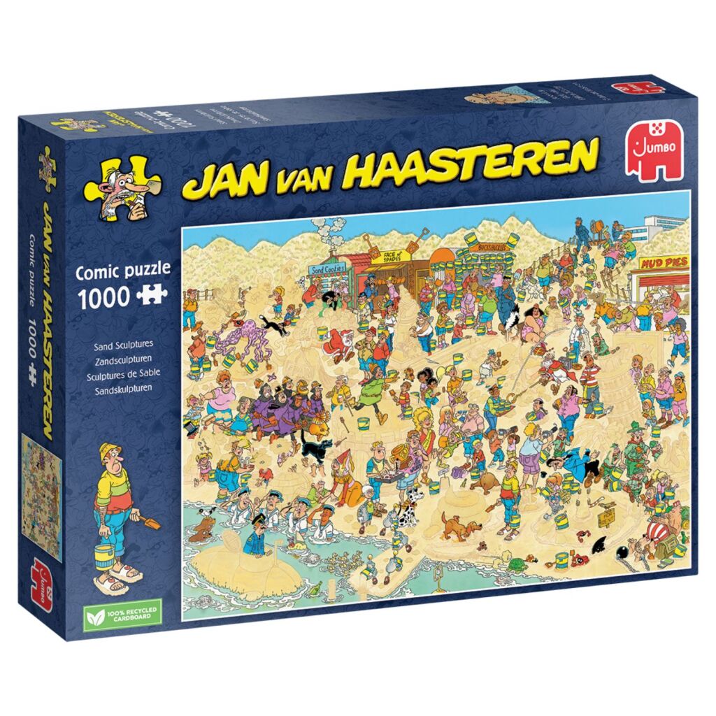 Jan Van Haasteren Pluzzle - Esculturas de arena, 1000.