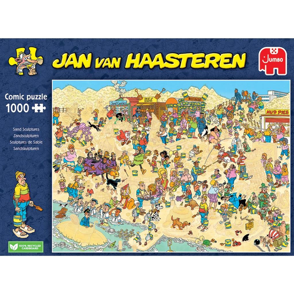 Jan Van Haasteren Pluzzle - Esculturas de arena, 1000.