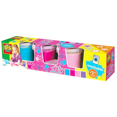 SES Pintura de dedo de moda, 4 colores