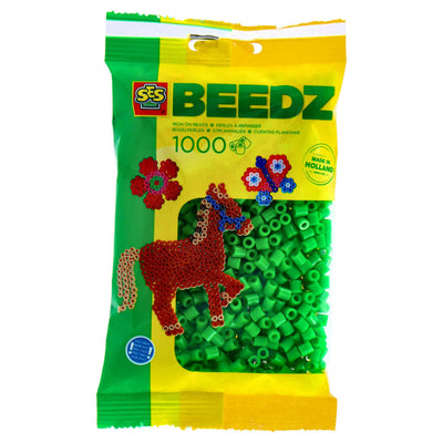 SES Beads de hierro - Verde, 1000.