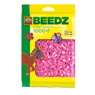 SES Beads de hierro - Pink, 1000.