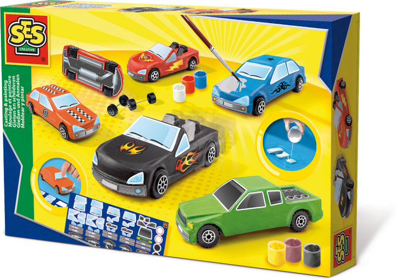Ses gieten en schilderen - auto's