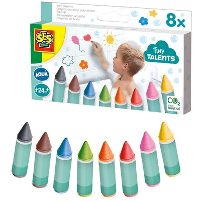 SES Tiny Talents Bath Chalk 8 Colori