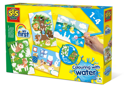 Ses i miei primi colori con acqua - animali nascosti
