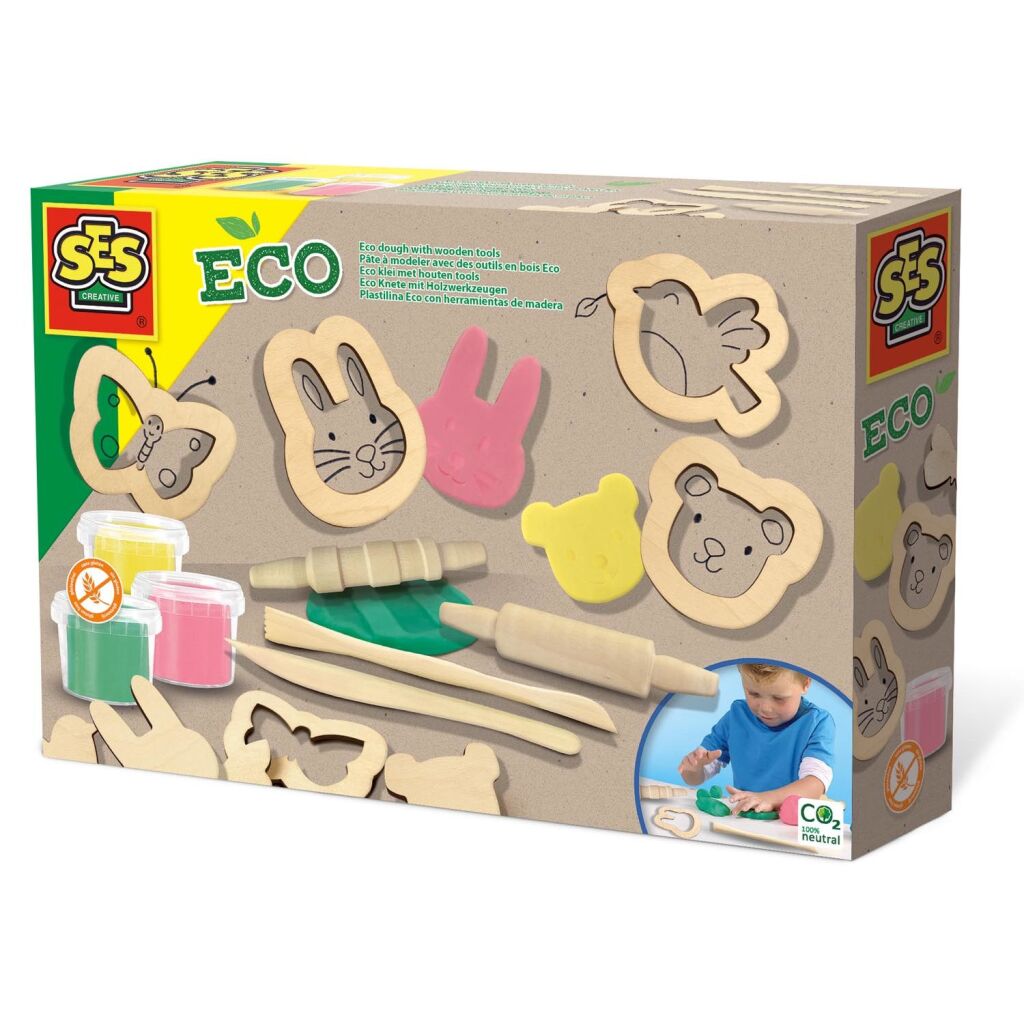 SES ECO Klei met Houten Tools