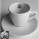 Intermezzo espresso kop en schotel alex meijer logo 3 stuks