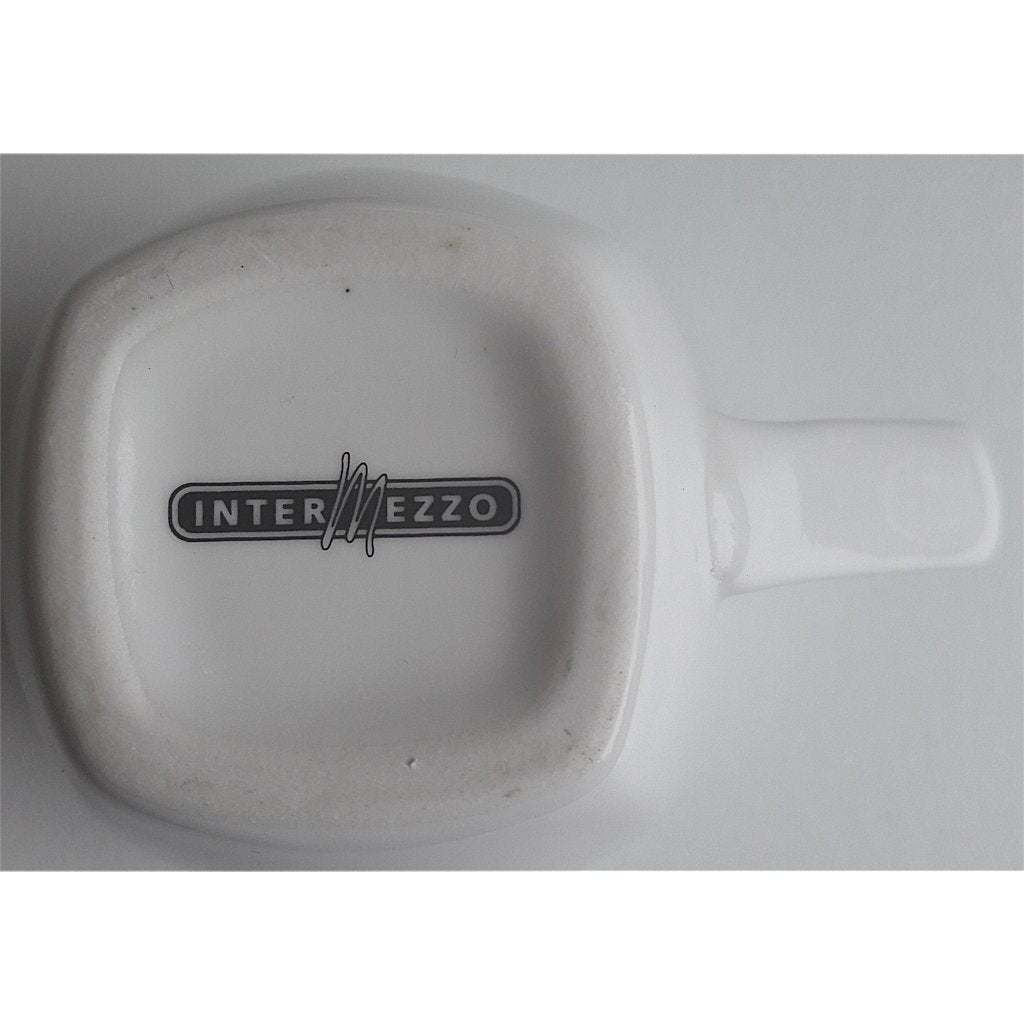 Intermezzo Intermezzo Espresso Cabeza y platillo Alex Meijer Logo 3 piezas
