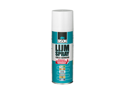 Bison lijmspray 200ml spuitbus
