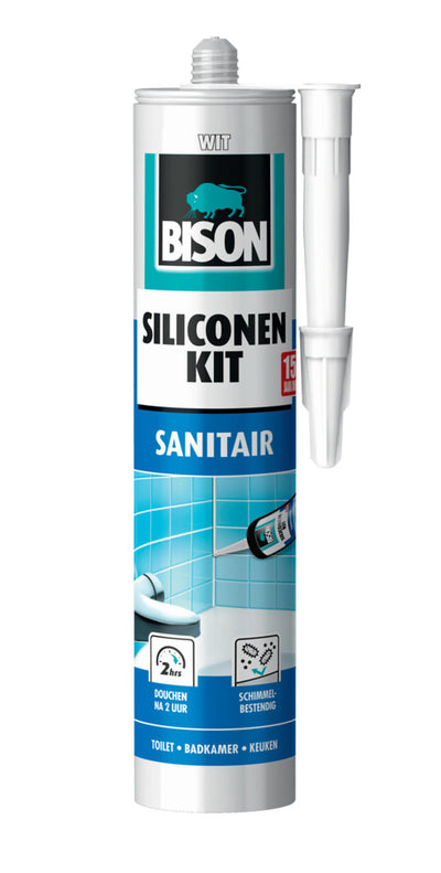 Sigillante siliconico sanitario Bison 310 ml bianco