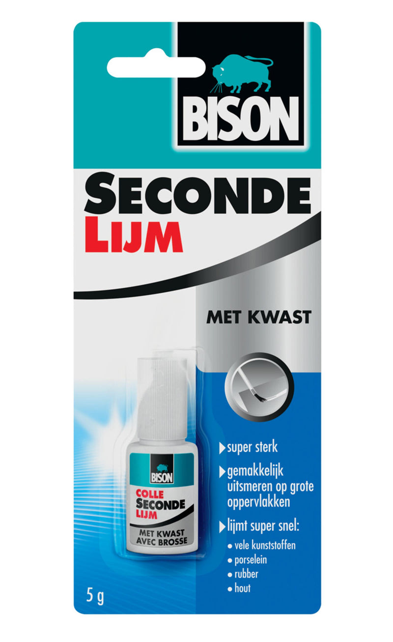 Superpegamento bisonte con pincel 5 gr