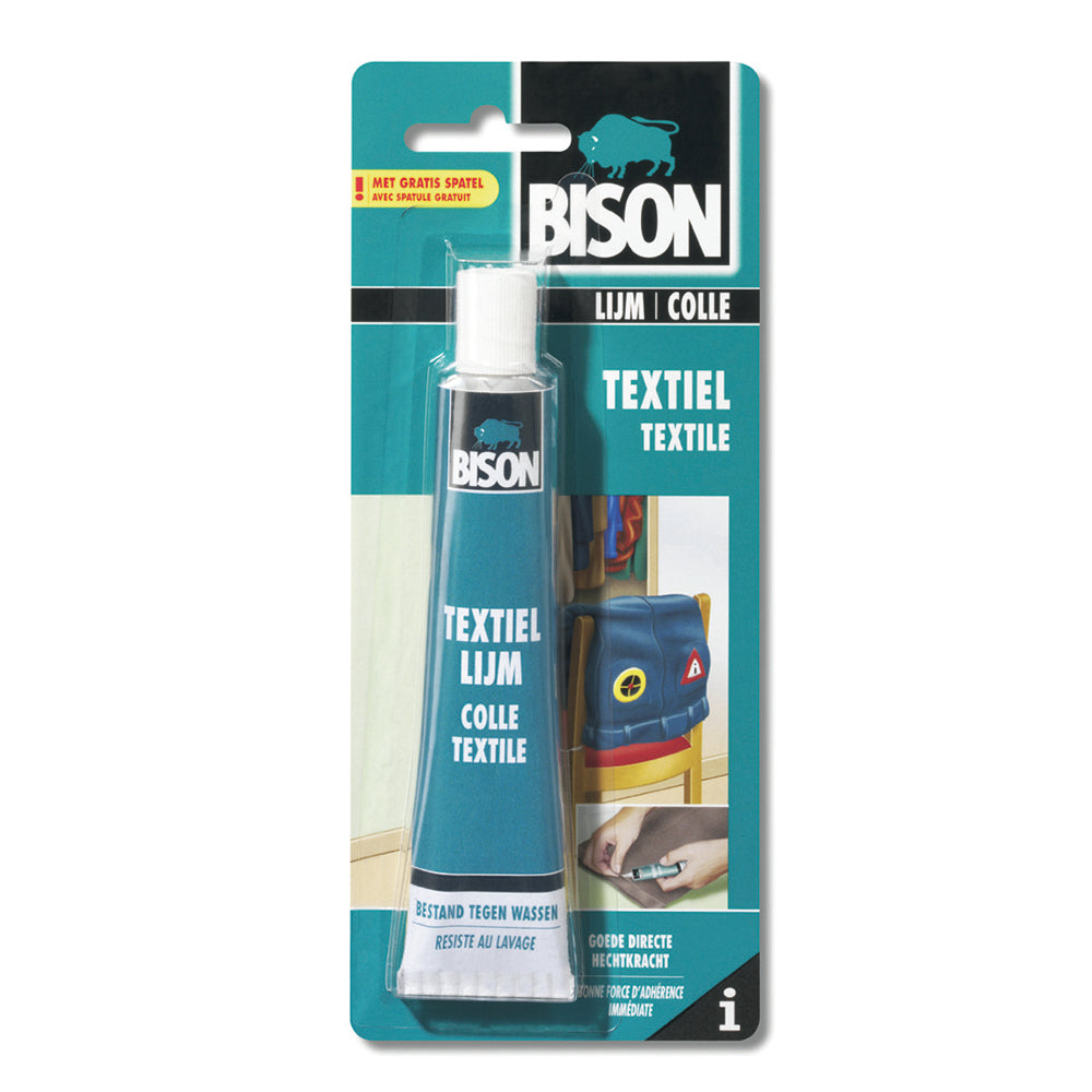 Tubo di colla tessile bisonti 50 ml trasparente