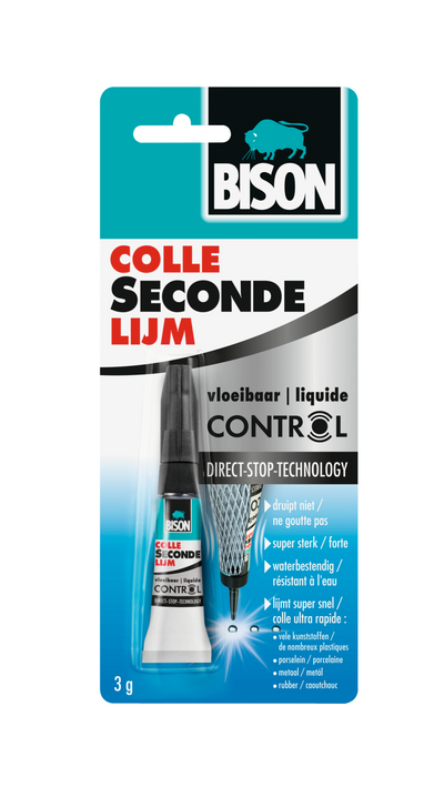 Bison 1029754 - colle sec liquide 3 g | 3 pezzi